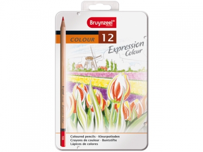 Expression Tin 12 Coloured Pencils 7705M12